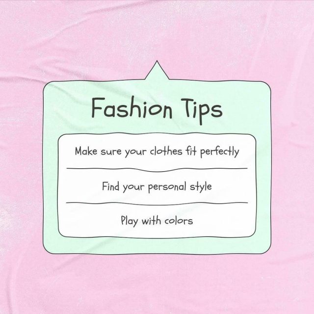 fashion tips